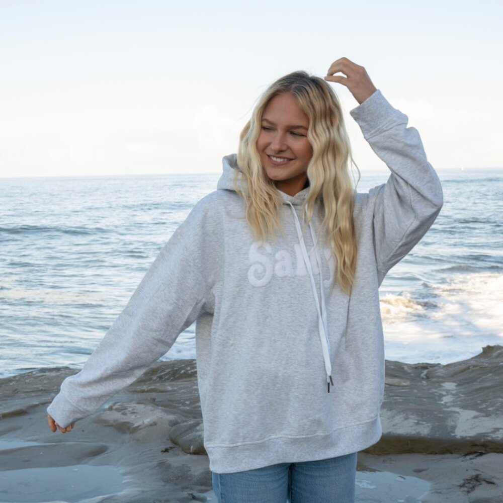 NWOT Beachly - Salty Flocked Hoodie - Picture 5 of 5